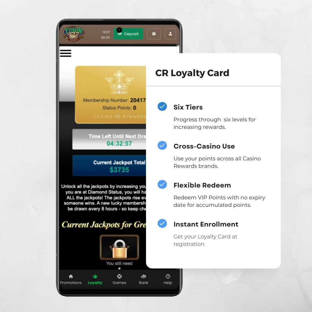 casino rewards loyalty card highlights