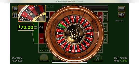 European Roulette by Habanero