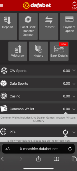 dafabet-withdrawal-payment