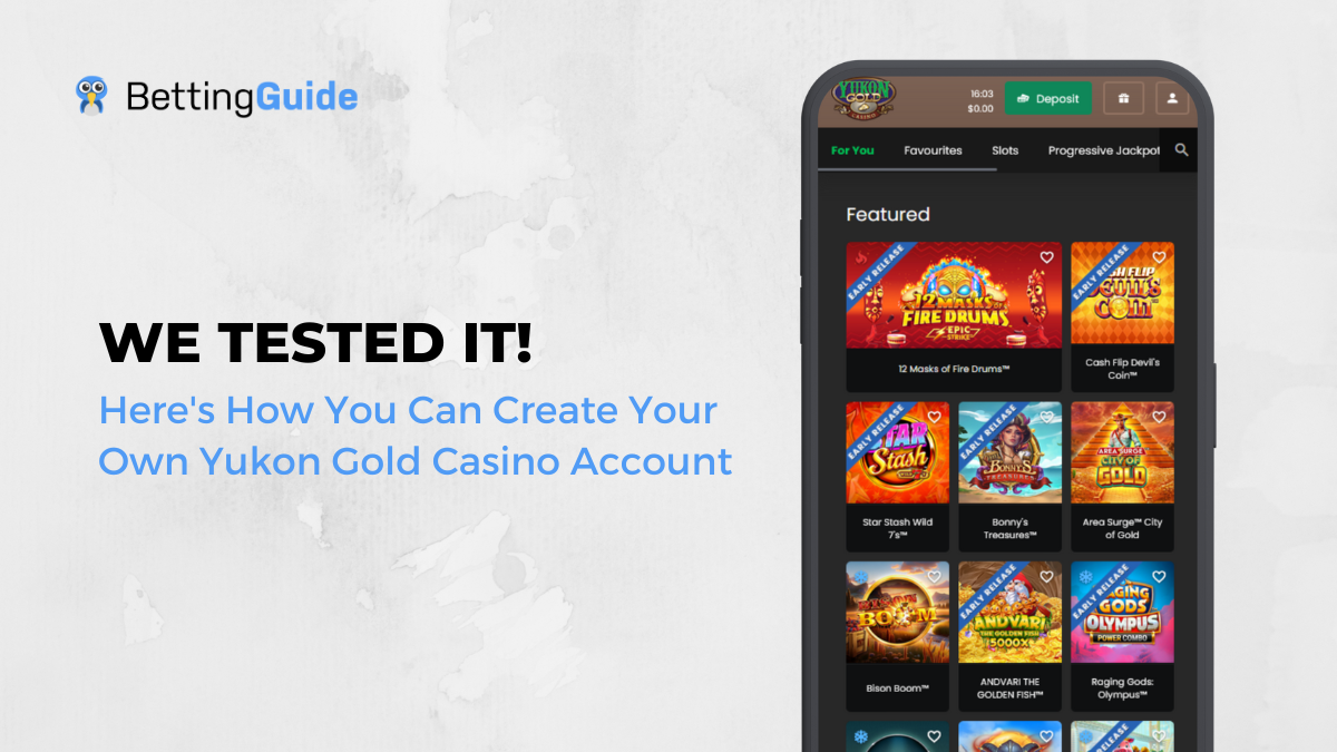 how to create a yukon gold account