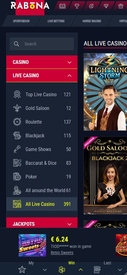 casino preview on mobile