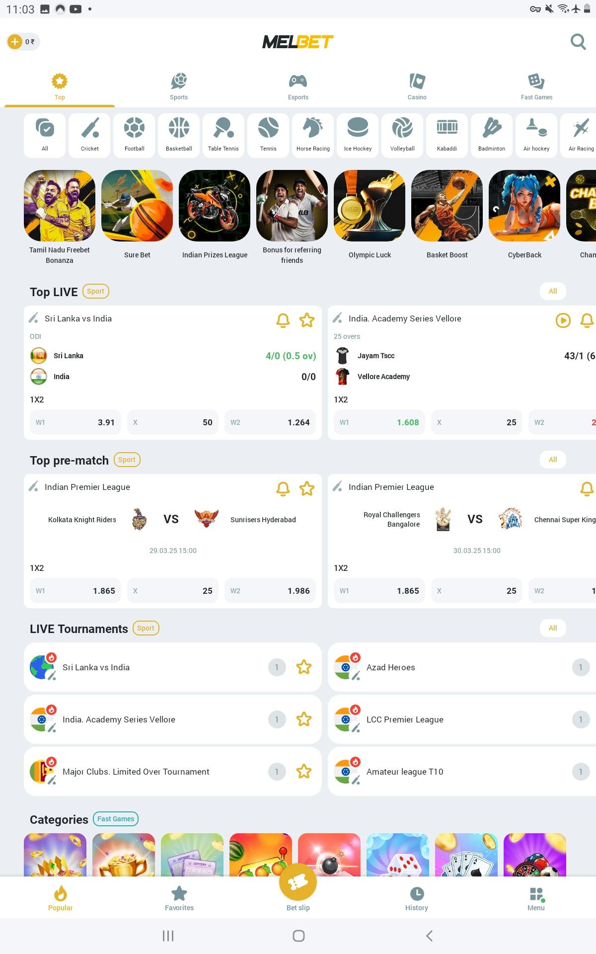 MelBet Android App2