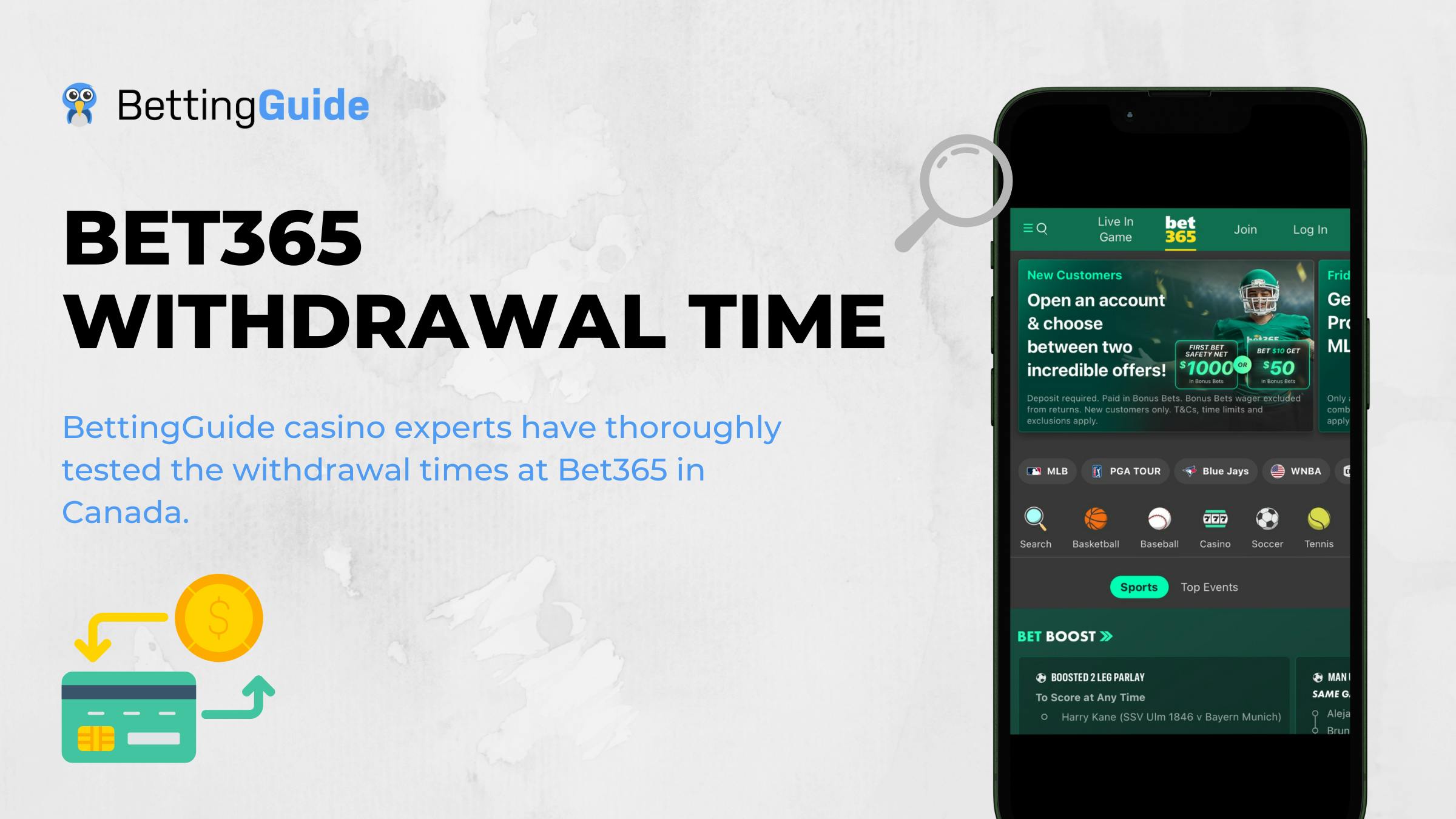 Bet365 Withdrawal Time in Canada