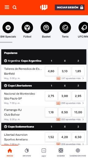 Betwarrior Argentina apuestas