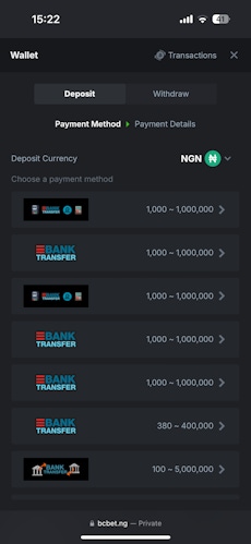 BC Game NG iOS App 3