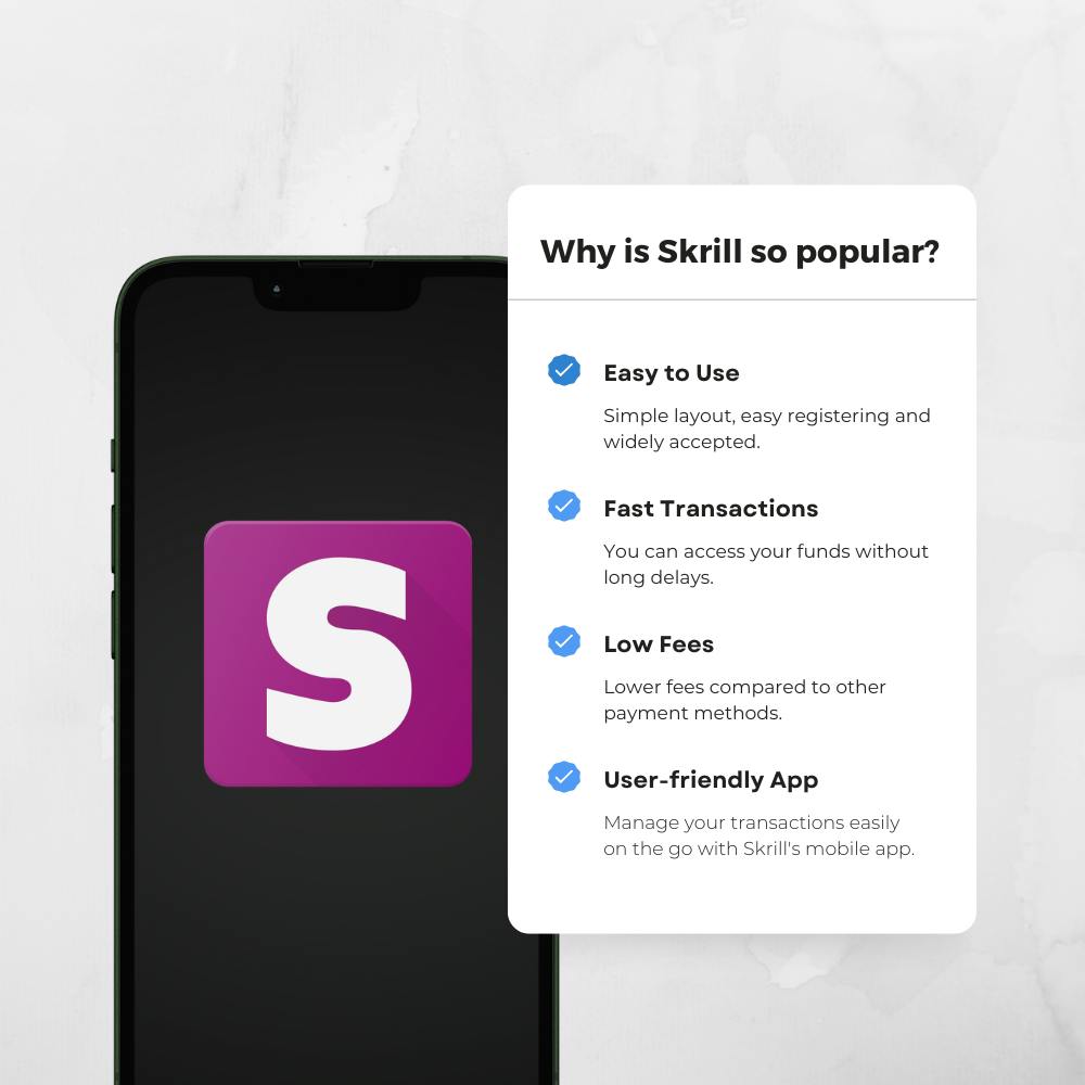 highlights of the skrill payment method