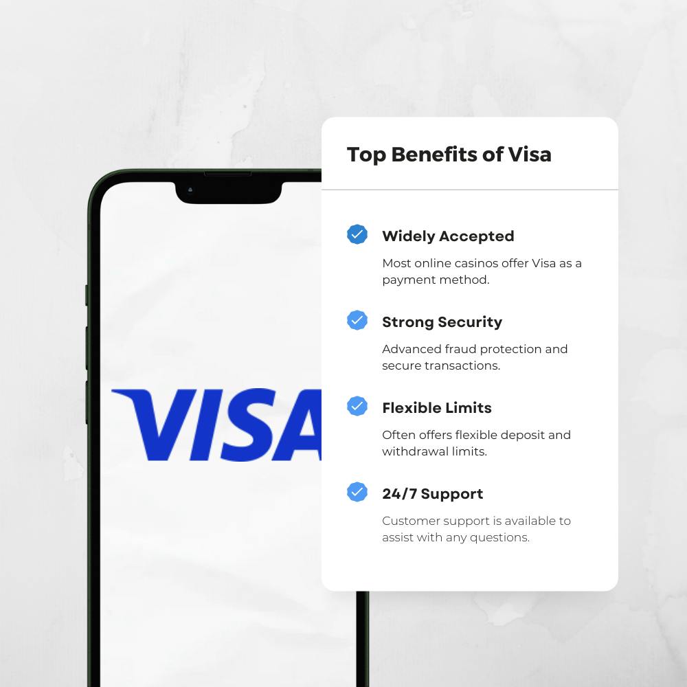 benefits of using visa in online casinos