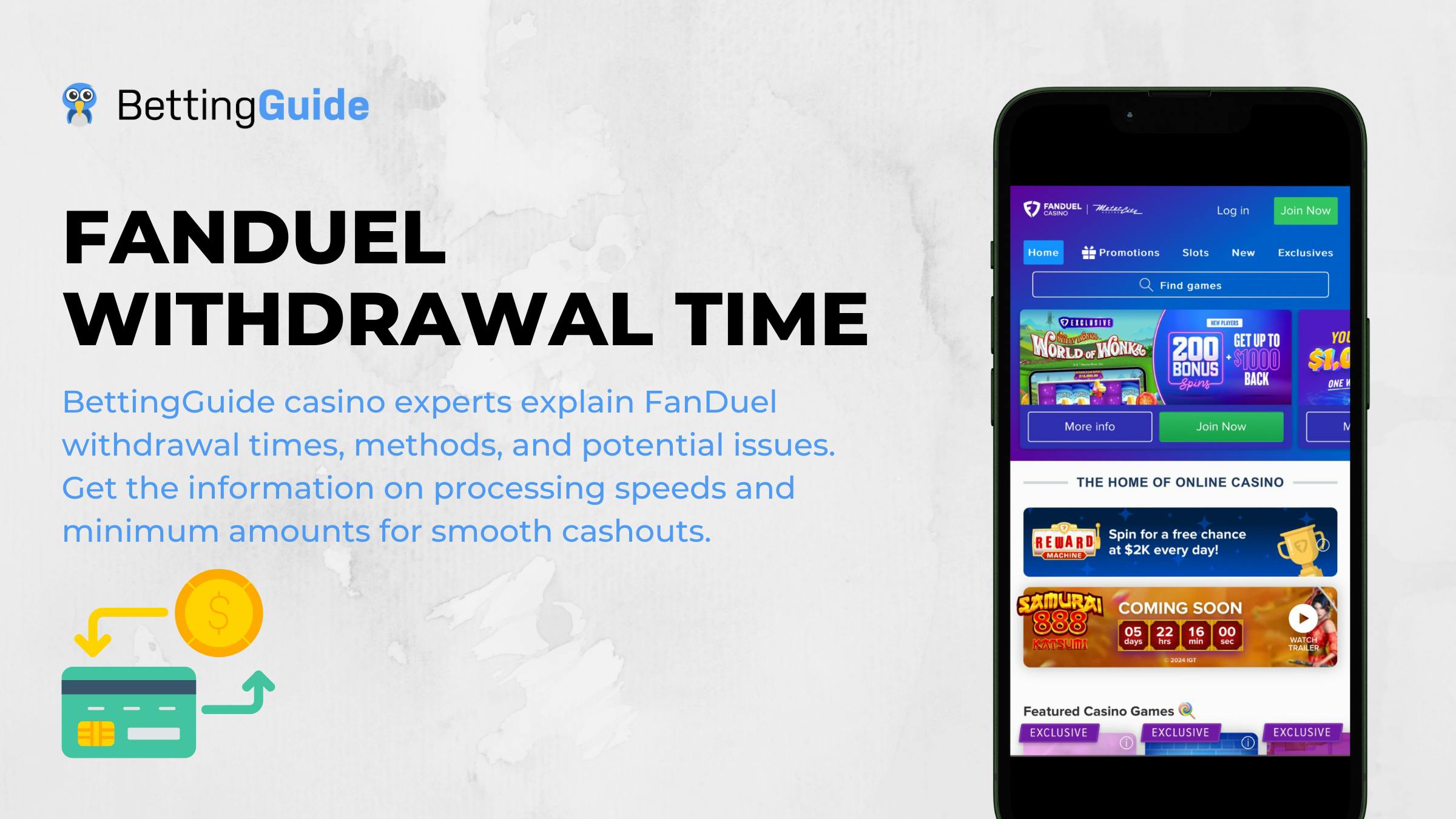 FanDuel withdrawal time