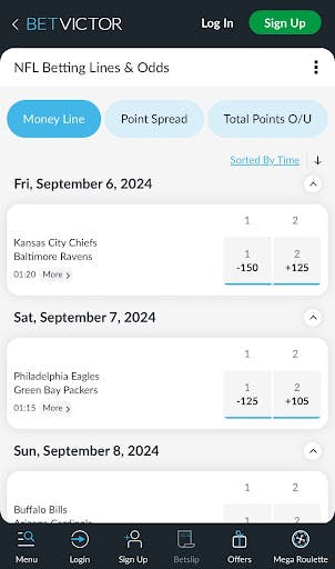 BetVictor nfl betting CA