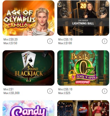 caesars casino games review