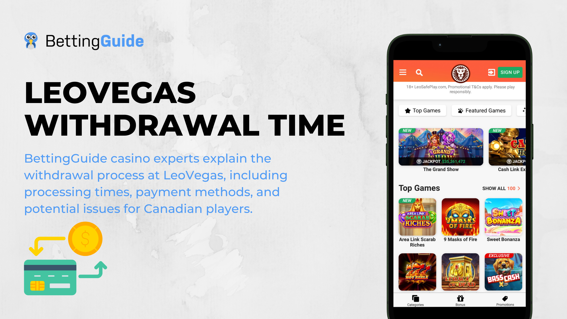 Leovegas withdrawal time 