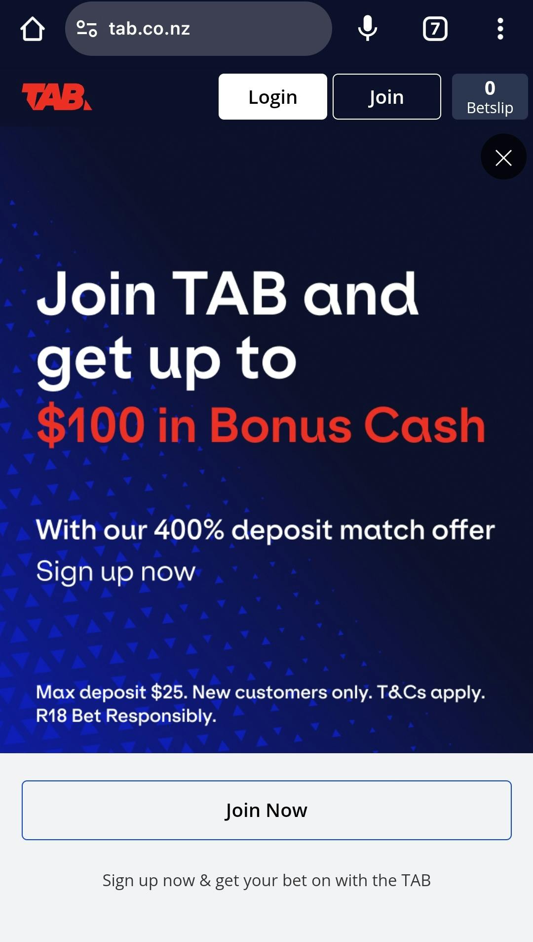 tab nz bonuses and promotions