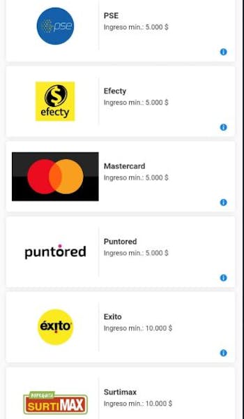 bwin selecciona método de pago