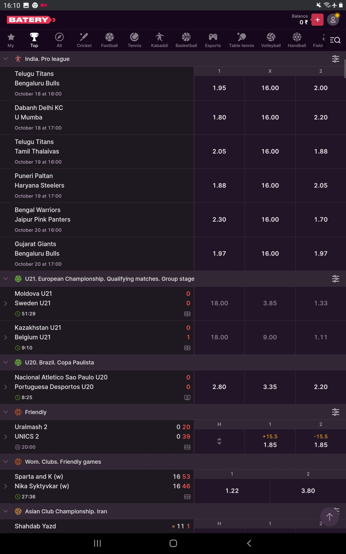 Baterybet App Android2
