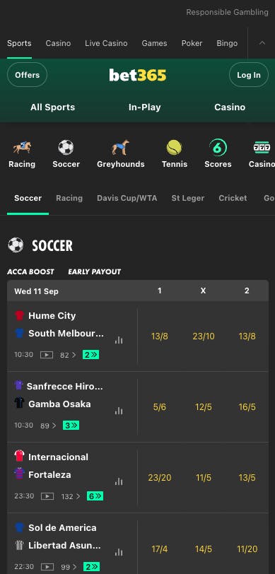 sports betting bet365