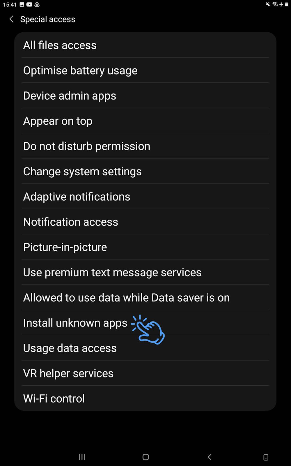 How to Install BlueChip App Android Step 3