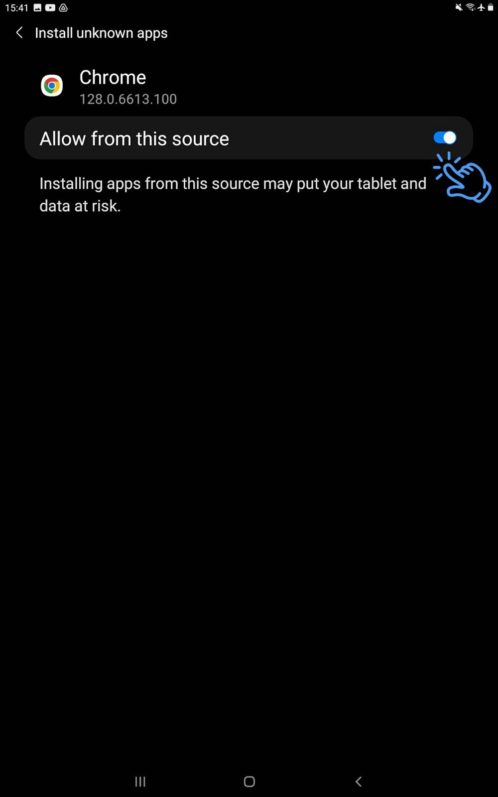 How to Install BlueChip App Android Step 4