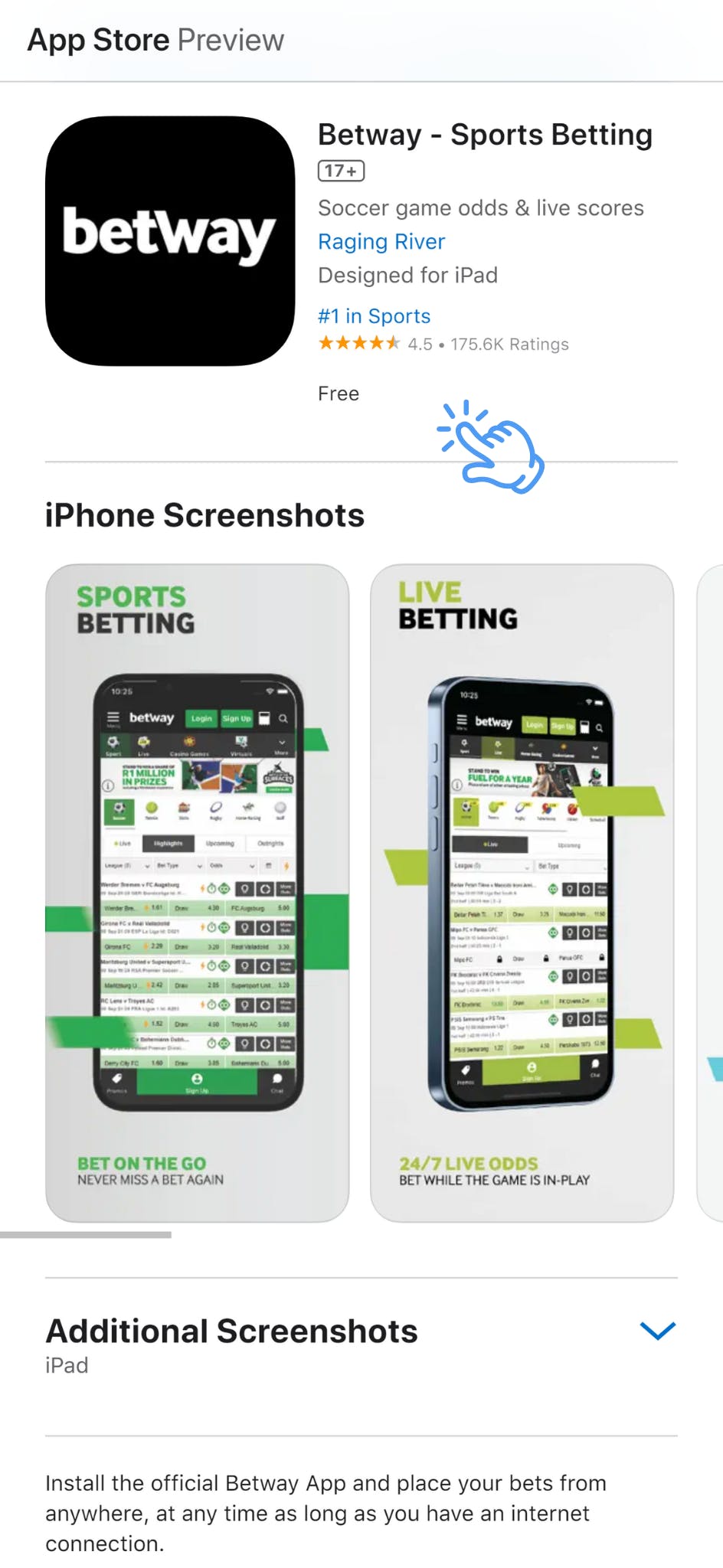 How to Install Betway App on iPhone 4