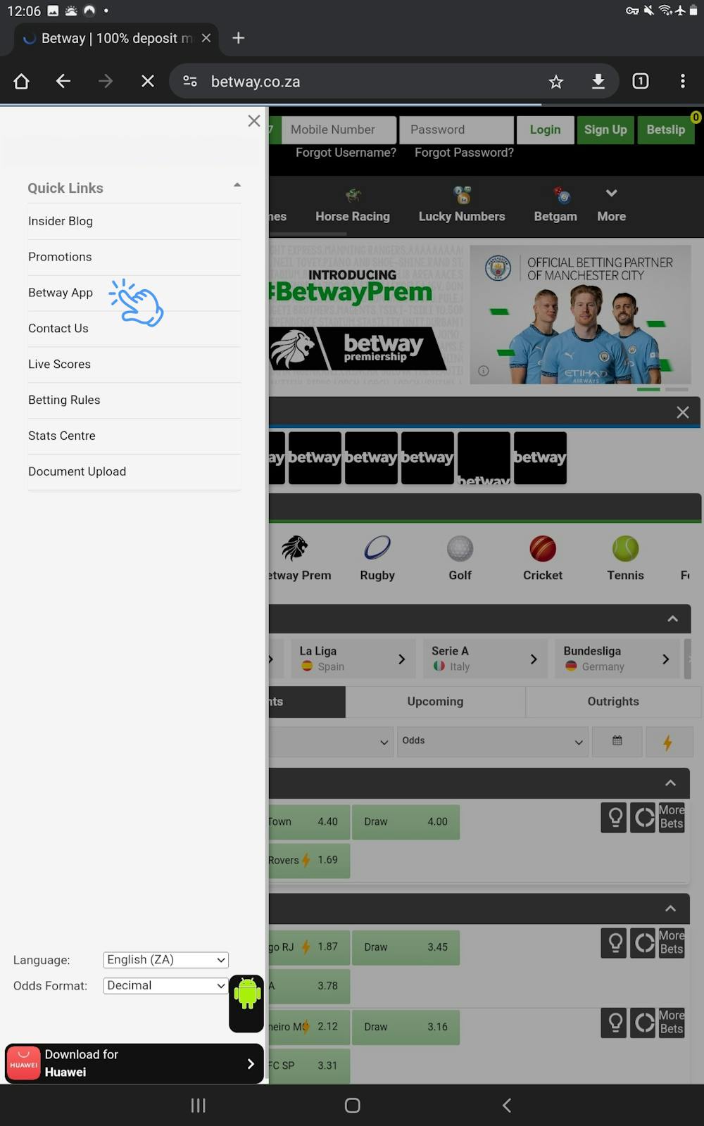 How to Install Betway App Android Step 6