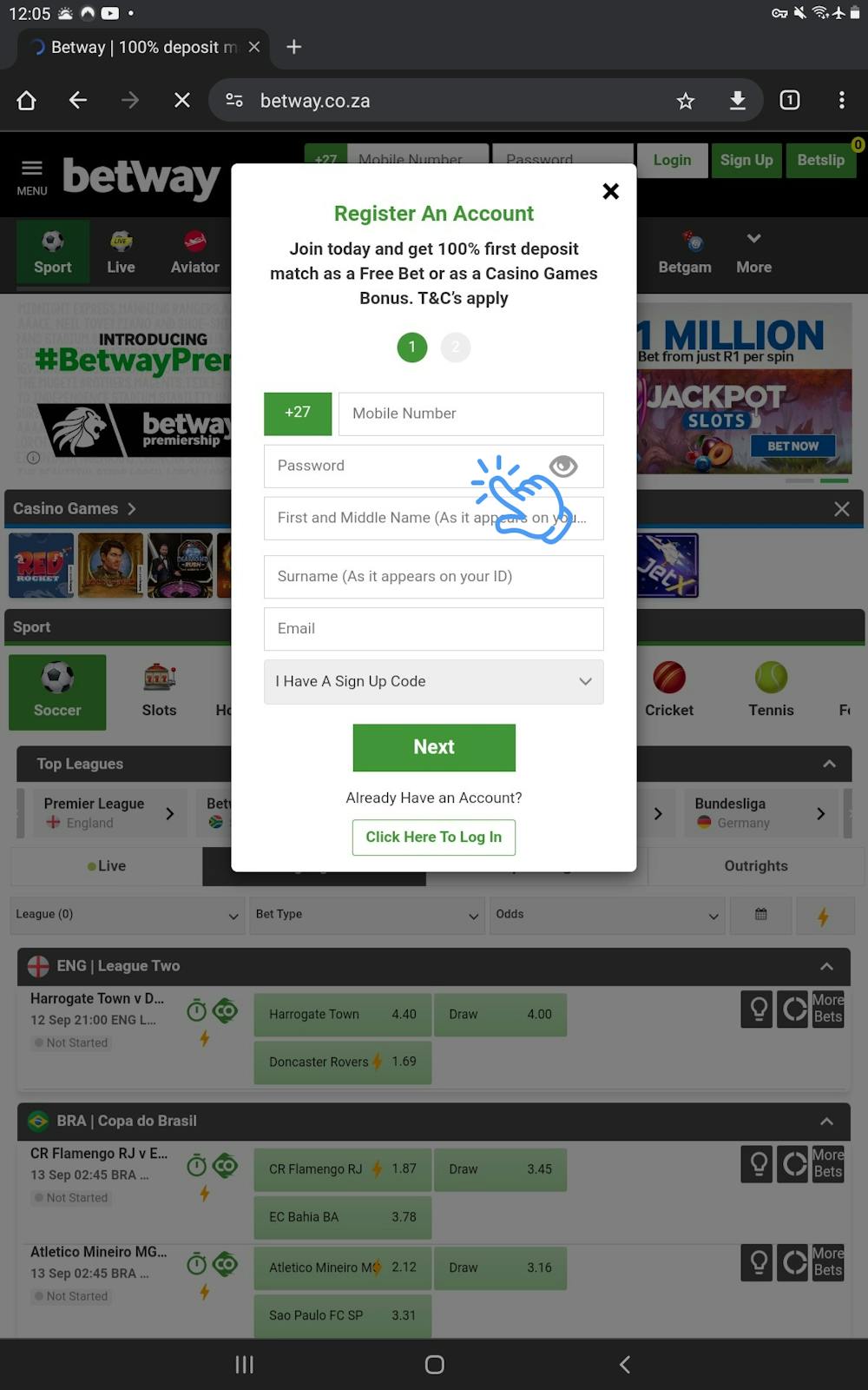 How to Install Betway App Android Step 5