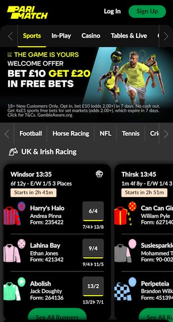 Parimatch sportsbook UK