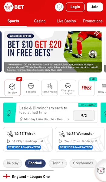 Virgin Bet Sportsbook UK