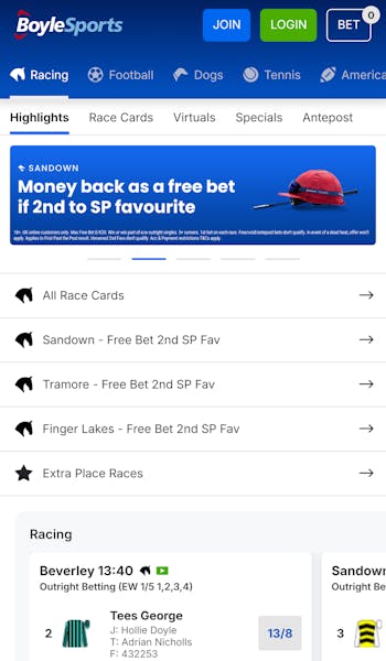 Boylesports horse racing UK