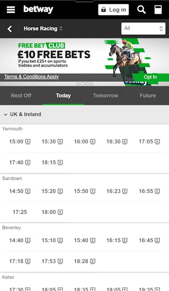 Betway horse racing uk