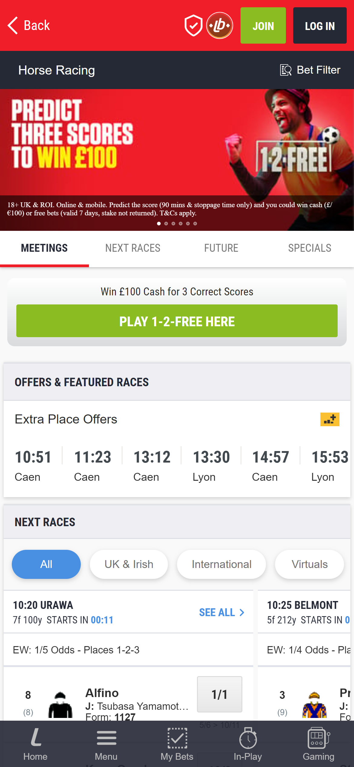 Ladbrokes horse racing uk