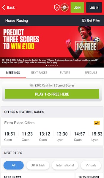 Ladbrokes horse racing uk