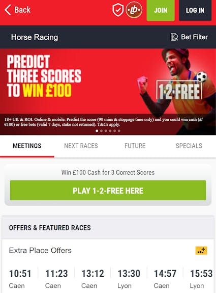 Ladbrokes horse racing uk