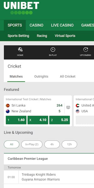 Unibet cricket betting UK