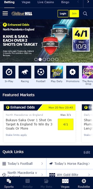 William hill UK app