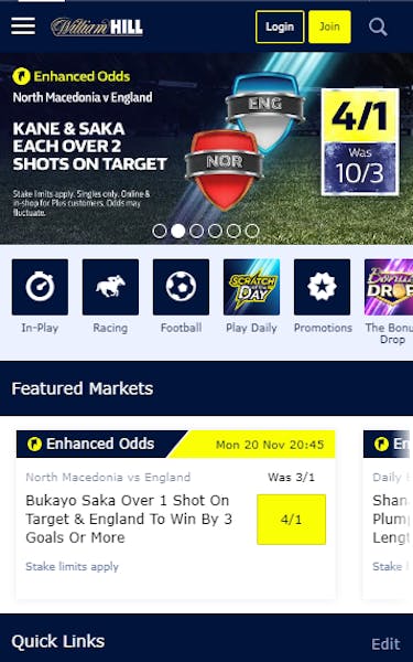 William hill UK app
