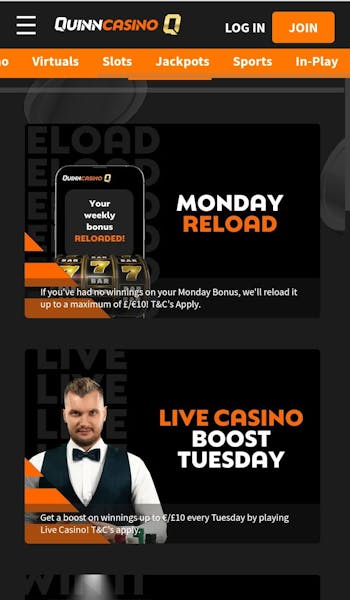 quinnbet casino promotions