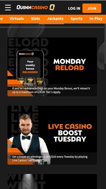 quinnbet casino promotions