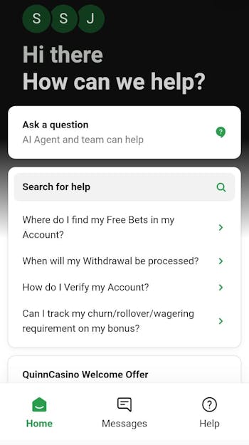 quinnbet customer support