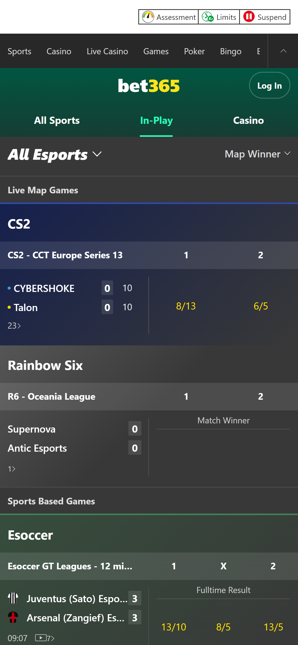 Bet365 esports betting uk