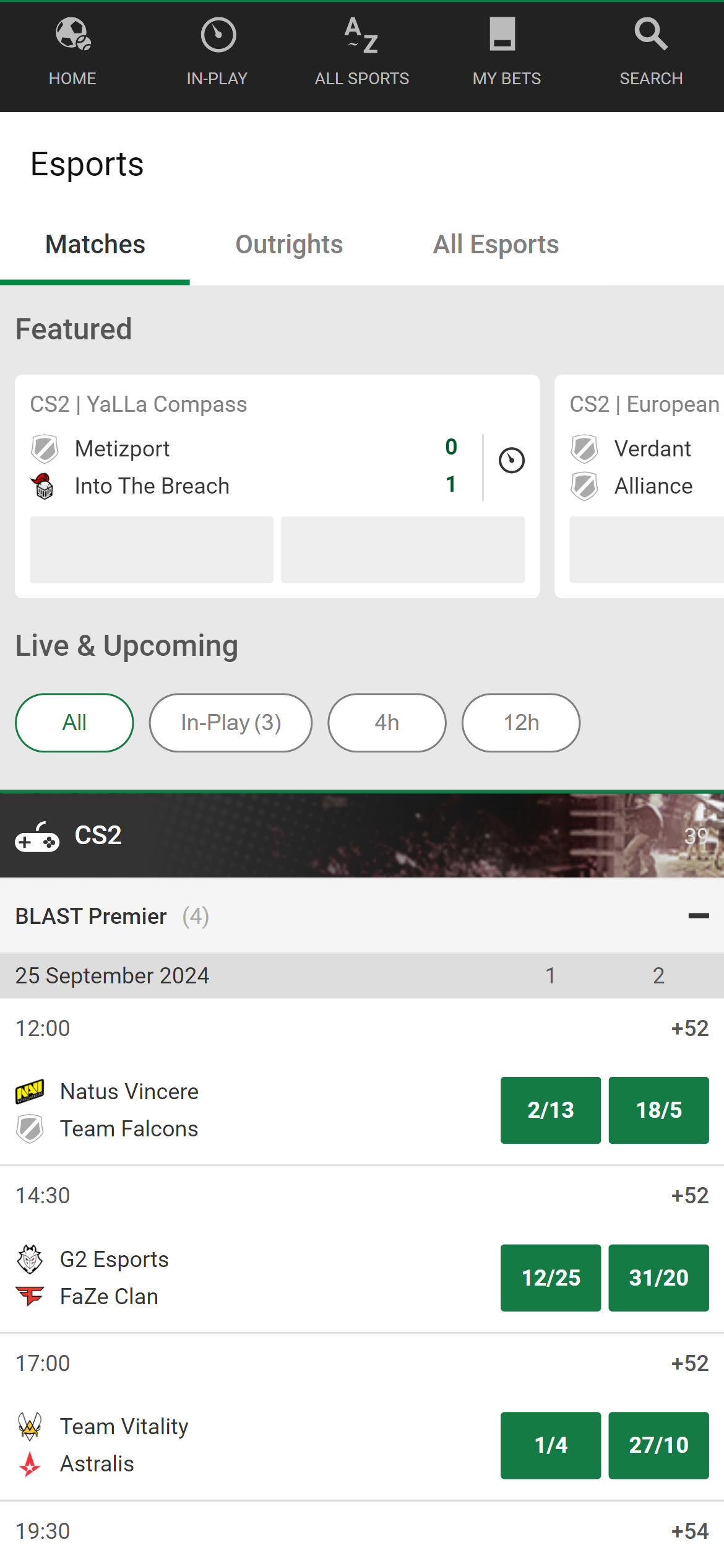 Unibet esports betting uk