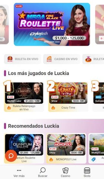Luckia Colombia - casino en vivo
