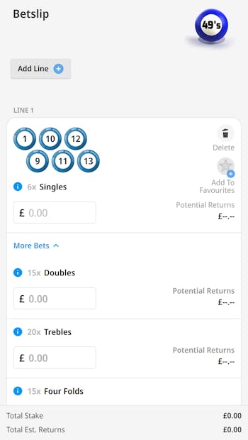 Betfred lotto stake UK
