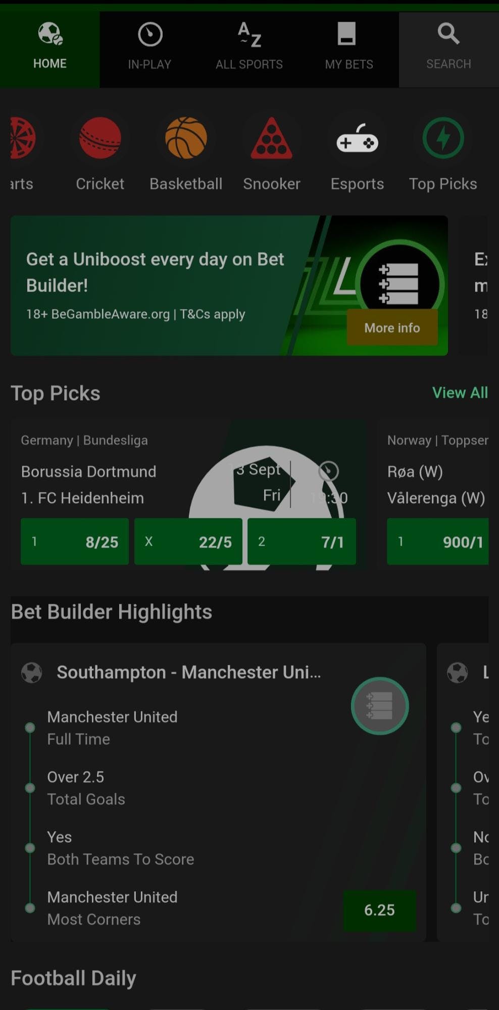 unibet betting