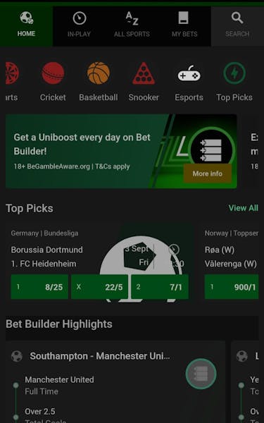 unibet betting