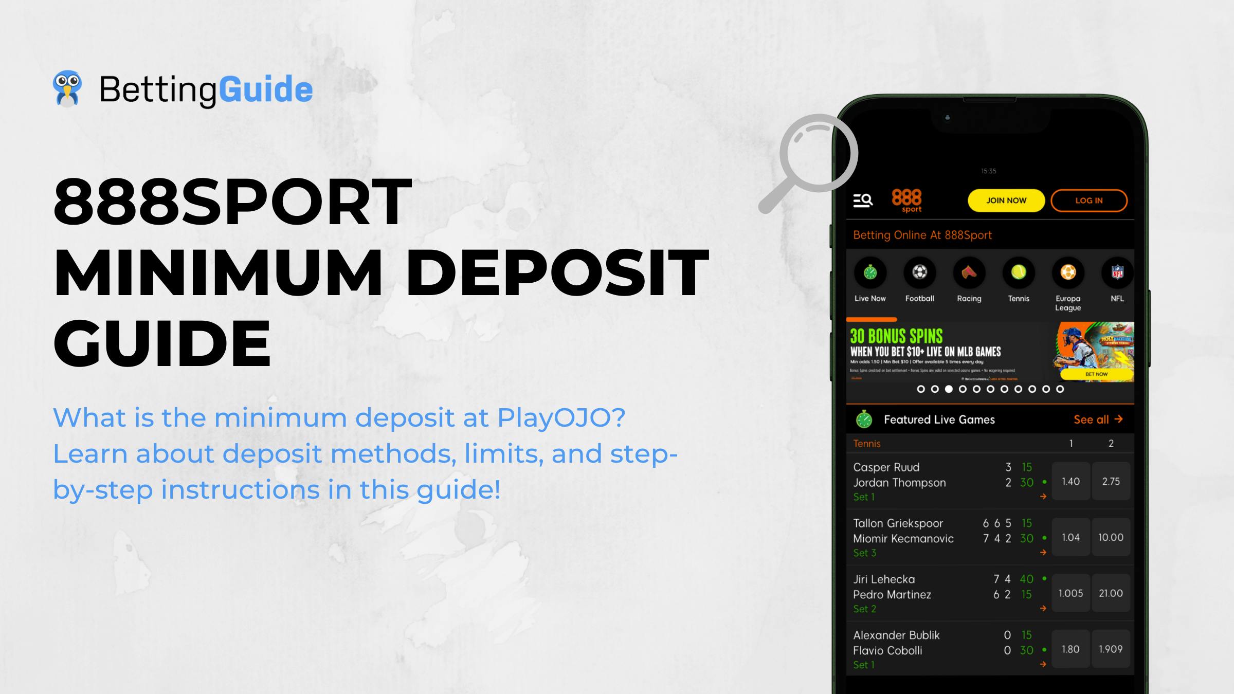  minimum deposit