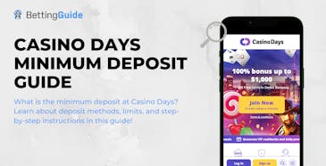 casino days minimum deposit