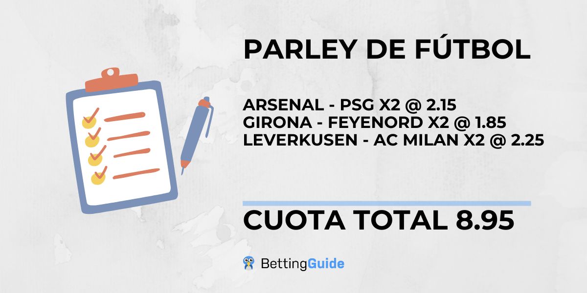 Parley de fútbol 1 y 2 de octubre 2024