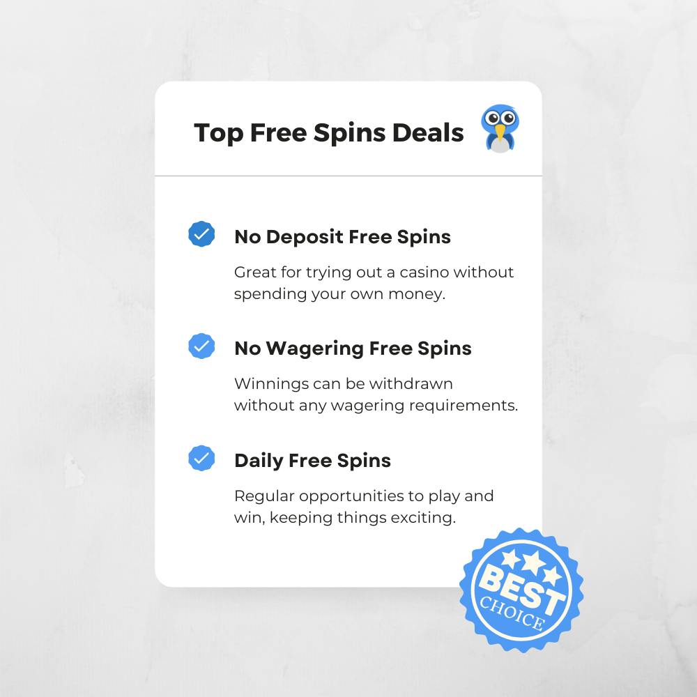 best free spins offers