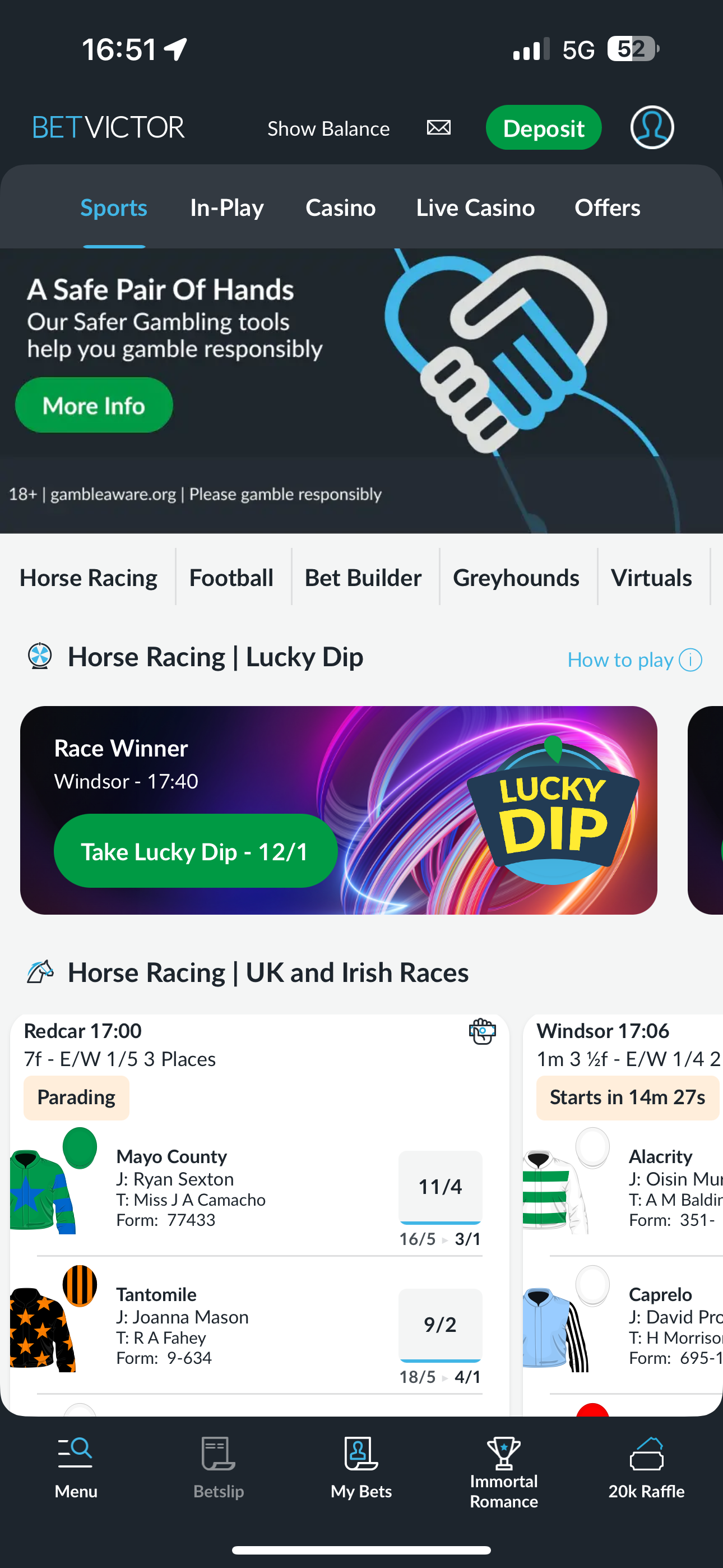 BetVictor Home (UK)