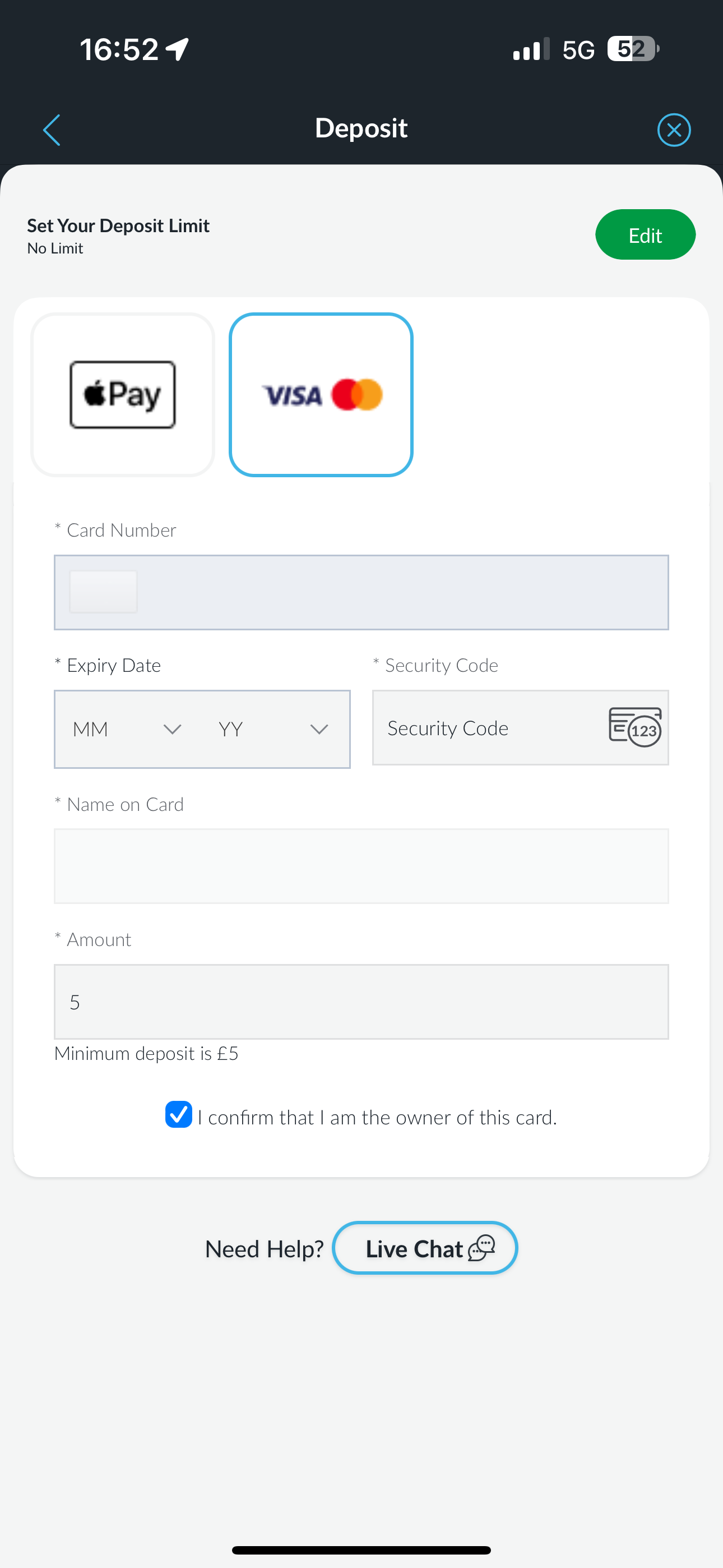 BetVictor Deposit 1 (UK)