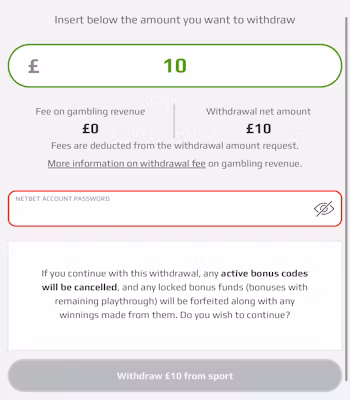 Netbet Withdrawal 2 (UK)